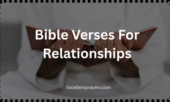 Bible Verses For Relationships