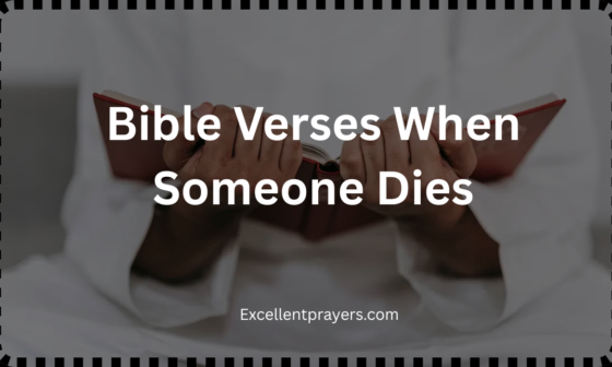 Bible Verses When Someone Dies